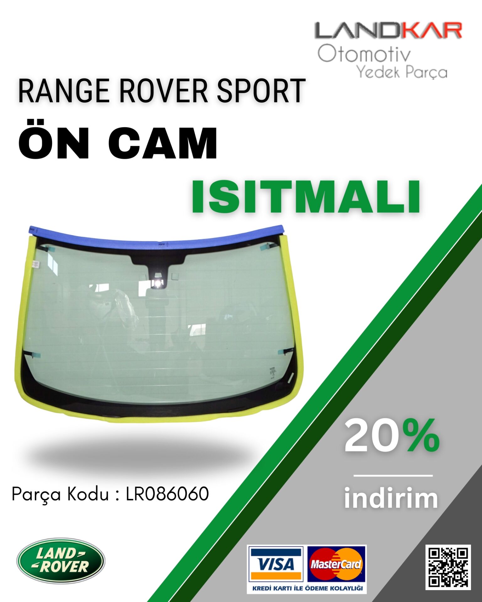 Range Rover Ön Cam Isıtmalı 2013 - LR086060