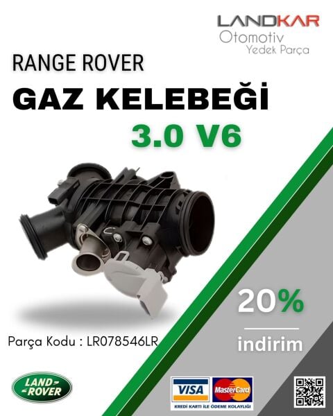 Gaz Kelebeği Orijinal 3.0 V6 Dizel - LR078546LR