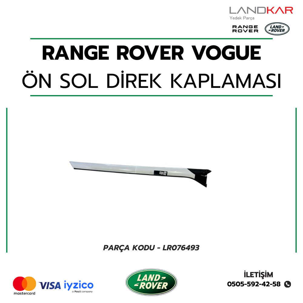 Range Rover Vogue Ön Direk Kaplaması (Dış-Sol) - LR076493