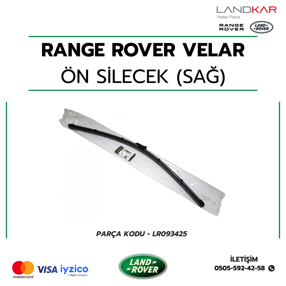 RANGE ROVER VELAR ÖN SİLECEK (SAĞ) - LR093425