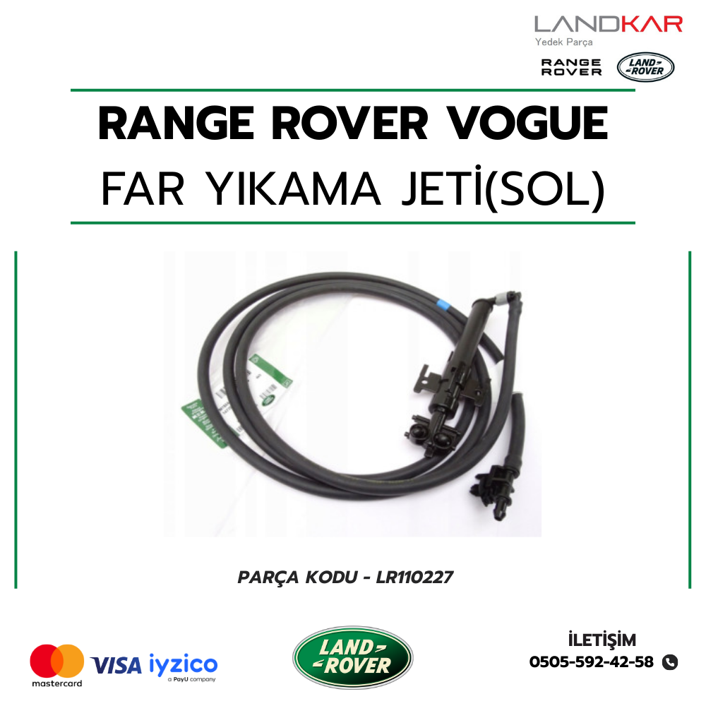 RANGE ROVER VOGUE FAR YIKAMA FISKİYESİ (SOL) - LR110227