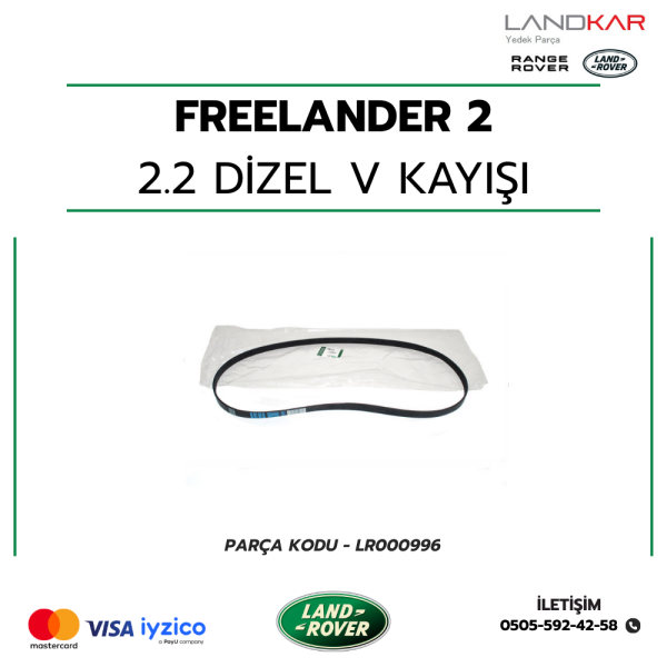 FREELANDER 2 V KAYIŞI (2.2 DİZEL) - LR000996