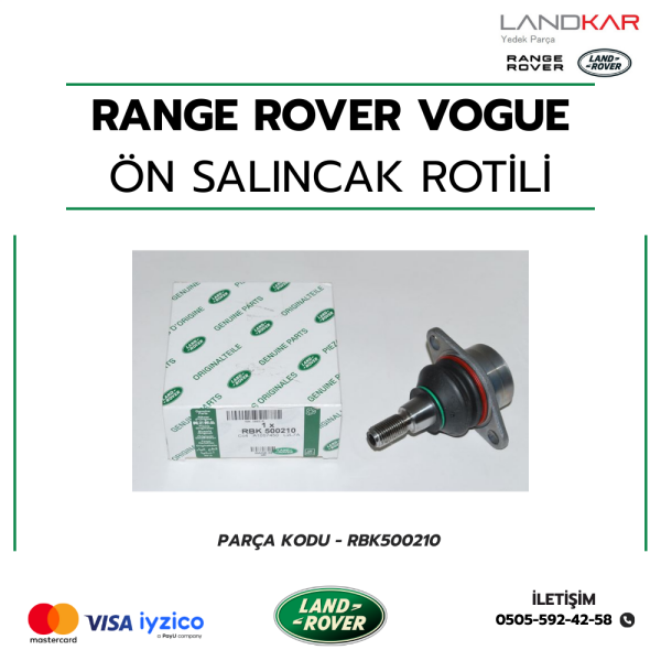 RANGE ROVER VOGUE ÖN ÜST SALINCAK ROTİLİ - RBK500210