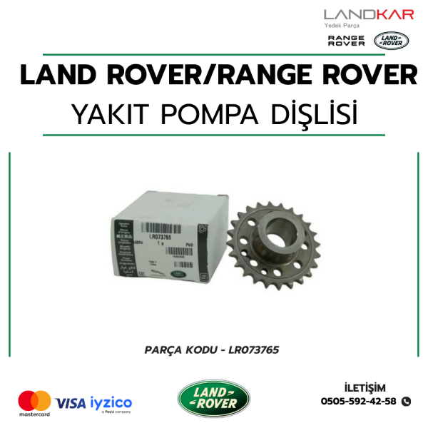 LAND ROVER/RANGE ROVER (2.0 DİZEL) YAKIT POMPA DİŞLİSİ - LR073765