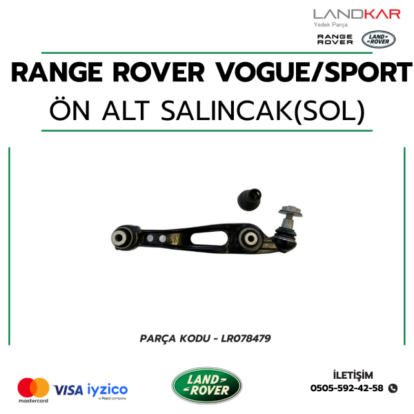 RANGE ROVER VOGUE/RANGE ROVER SPORT ÖN ALT ARKA SALINCAK(SOL) - LR078479