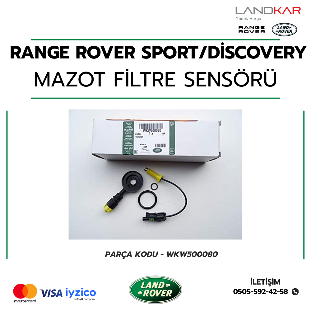 DİSCOVERY 3/4 - RANGE ROVER SPORT MAZOT FİLTRE SENSÖRÜ - WKW500080