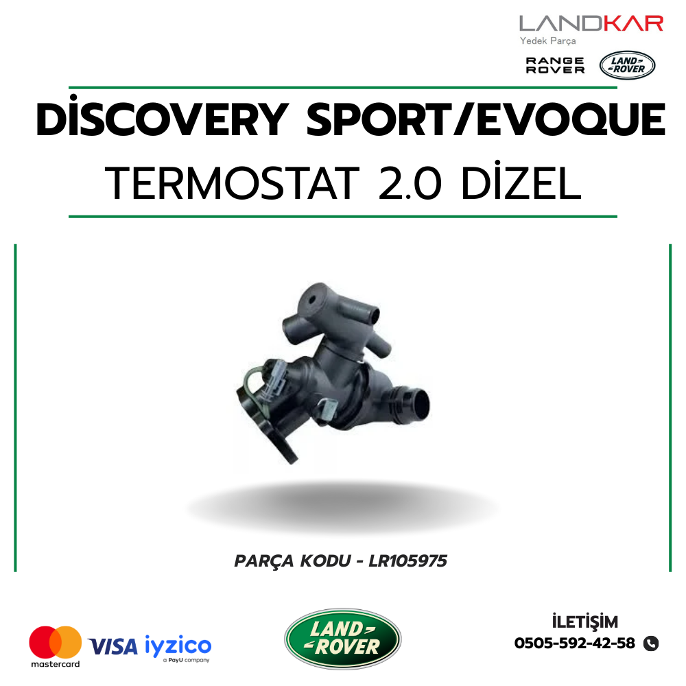 DİSCOVERY SPORT - RANGE ROVER EVOQUE TERMOSTAT (2.0 DZL) - LR105975