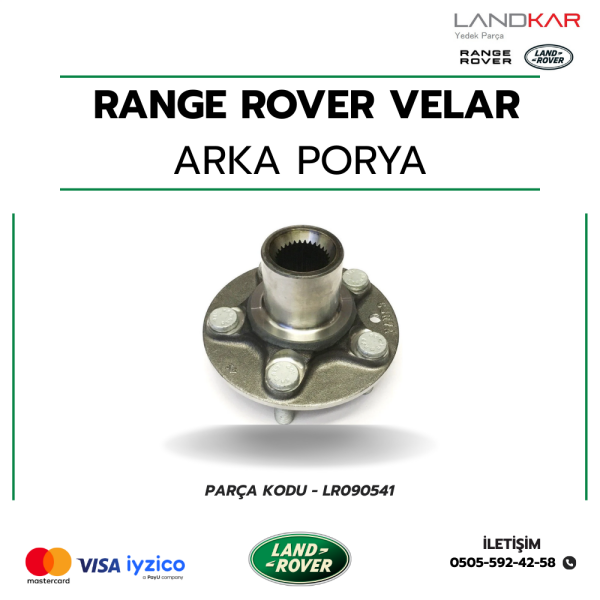 RANGE ROVER VELAR ARKA PORYA -LR090541