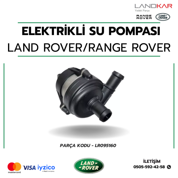 DİSCOVERY 5/SPORT - DEFENDER - RANGE ROVER EVOQUE ELEKTRİKLİ SU POMPASI - LR095160