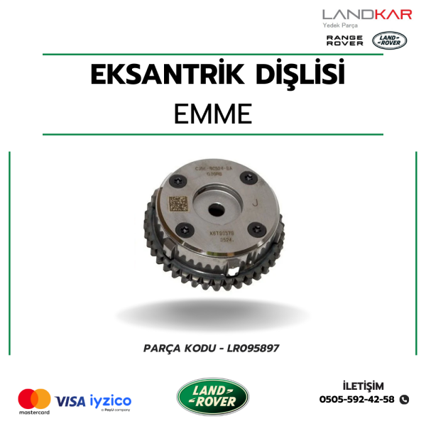 EKSANTRİK ZİNCİR DİŞLİSİ - LR095897 - LR050849