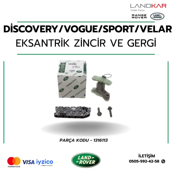 1316113 - EKSANTRİK ZİNCİRİ VE GERGİSİ LR ORJİNAL