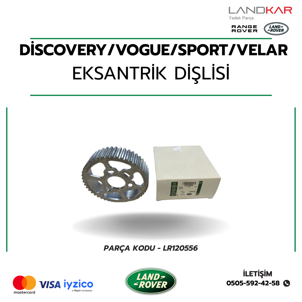DİSCOVERY 5 - RANGE ROVER VOGUE / SPORT / VELAR EKSANTRİK DİŞLİSİ - LR120556