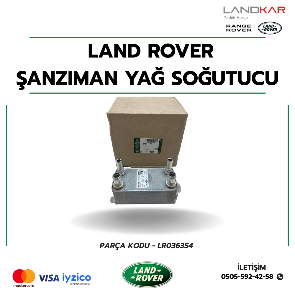LR036354 - ŞANZIMAN YAĞ SOĞUTUCU LAND ROVER ORJİNAL