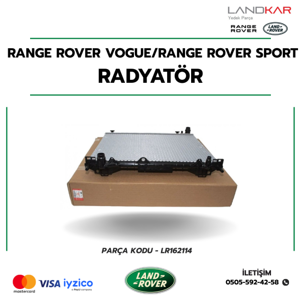 LR162114 - RANGE ROVER VOGUE/SPORT RADYATÖR