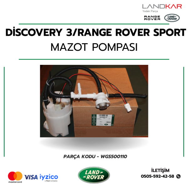 WGS500110 - DİSCOVERY 3/RANGE ROVER SPORT MAZOT POMPASI (2.7/3.6)