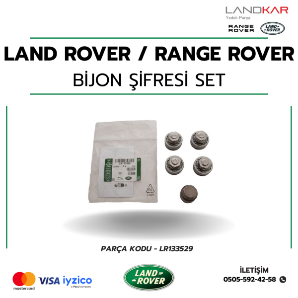 RANGE ROVER BİJON ŞİFRESİ SET - LR133529
