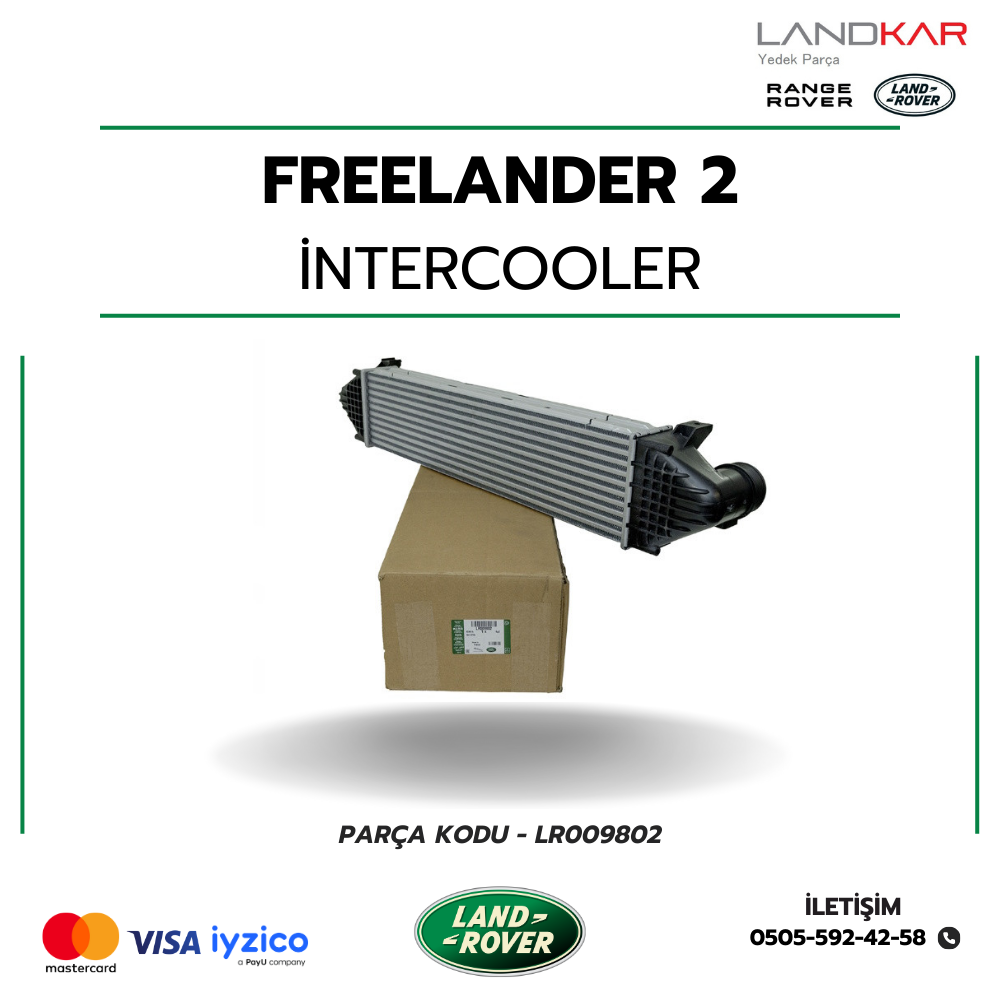 FREELANDER 2 İNTERCOOLER - LR009802