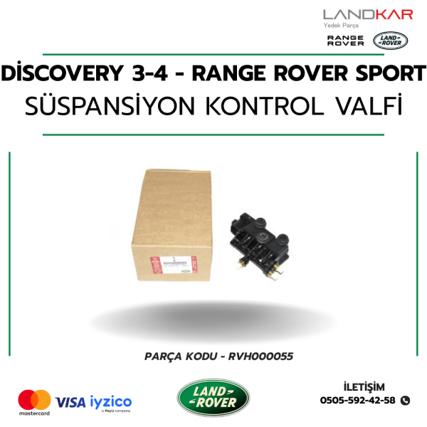 DİSCOVERY 3/4 - RANGE ROVER SPORT ARKA SÜSPANSİYON VALFİ - RVH000055