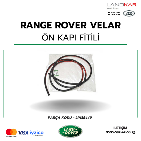 RANGE ROVER VELAR ÖN KAPI FİTİLİ - LR138449