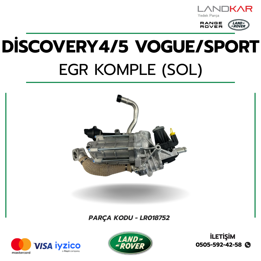 LR018752 - EGR KOMPLE (SOL)