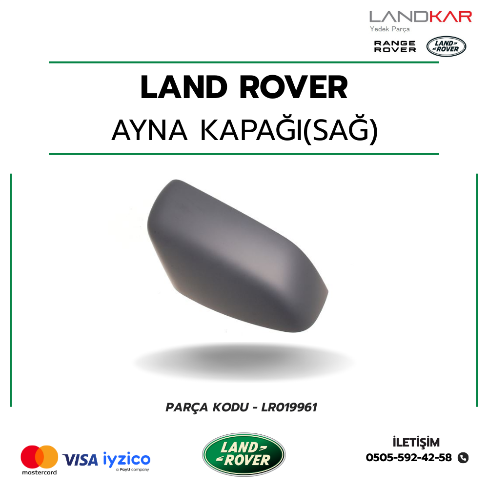 LR019961 - AYNA KAPAĞI SAĞ