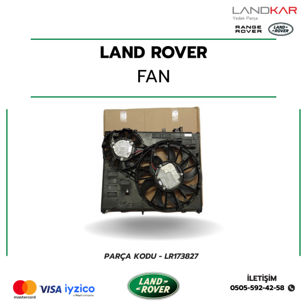 LR173827 - FAN - DİSCOVERY 5/DEFENDER/VOGUE/SPORT