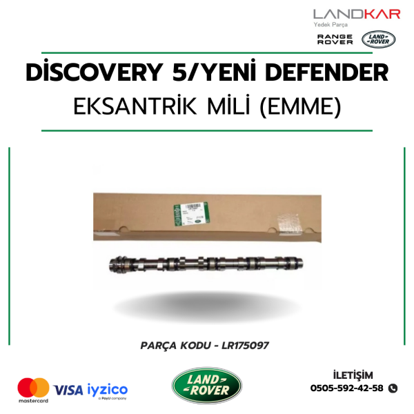 LR175097 - EKSANTRİK MİLİ EMME DİSCOVERY 5 / YENİ DEFENDER