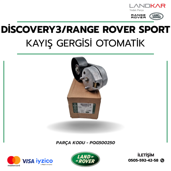 DİSCOVERY 3/RANGE ROVER SPORT OTOMATİK KAYIŞ GERGİSİ - PQG500250