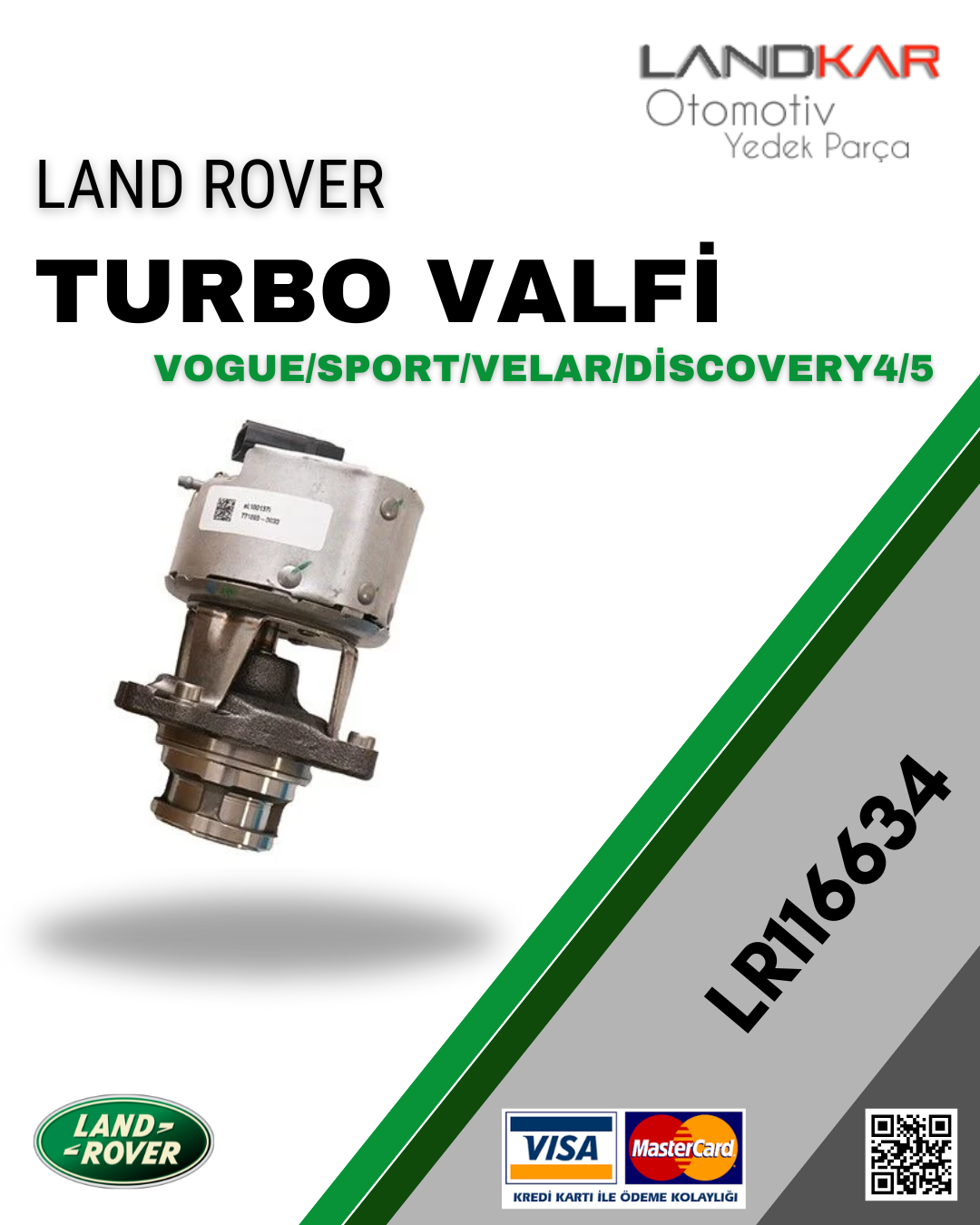 LR116634 - TURBO SHUT OFF VALFİ
