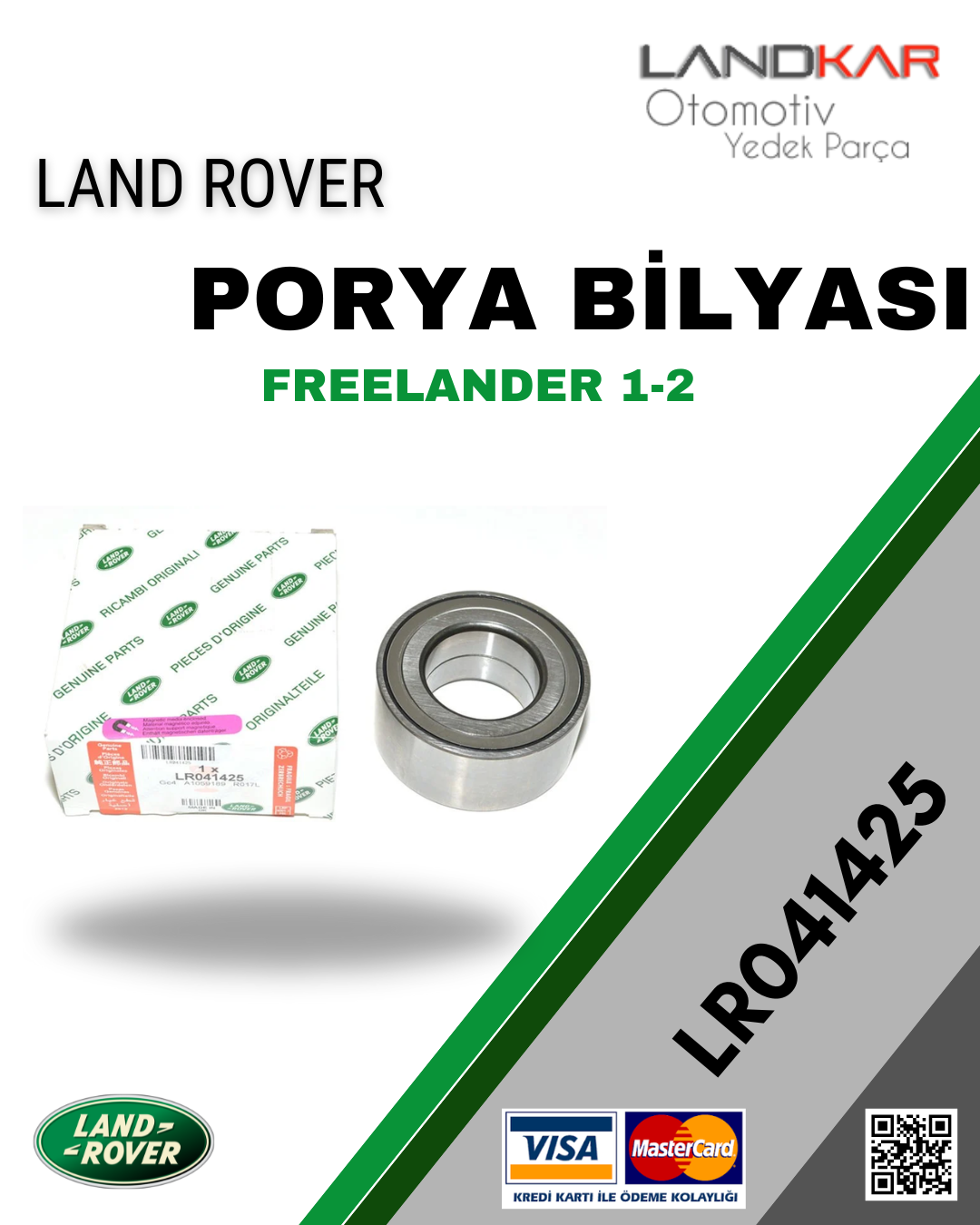 FREELANDER 1-2 PORYA BİLYASI - LR041425