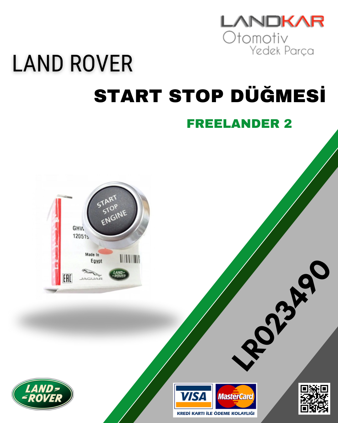 FREELANDER 2 START STOP DÜĞMESİ - LR023490