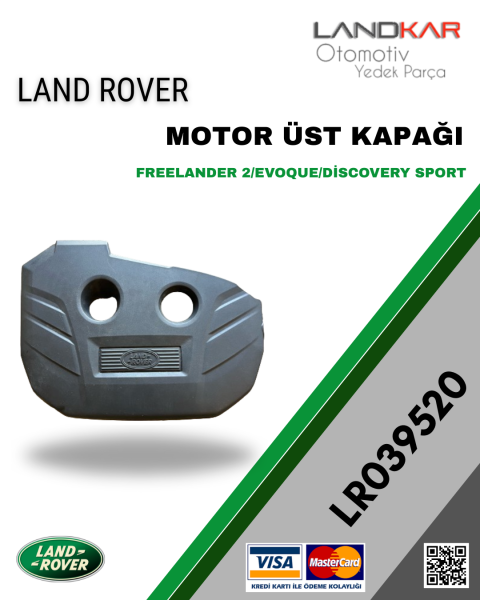 LR039520 - MOTOR ÜST KAPAĞI DİSCOVERY SPORT/FREELANDER 2/EVOQUE