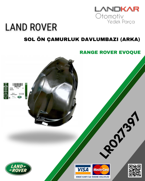 RANGE ROVER EVOQUE SOL ÖN ÇAMURLUK DAVLUMBAZI ARKA - LR027397