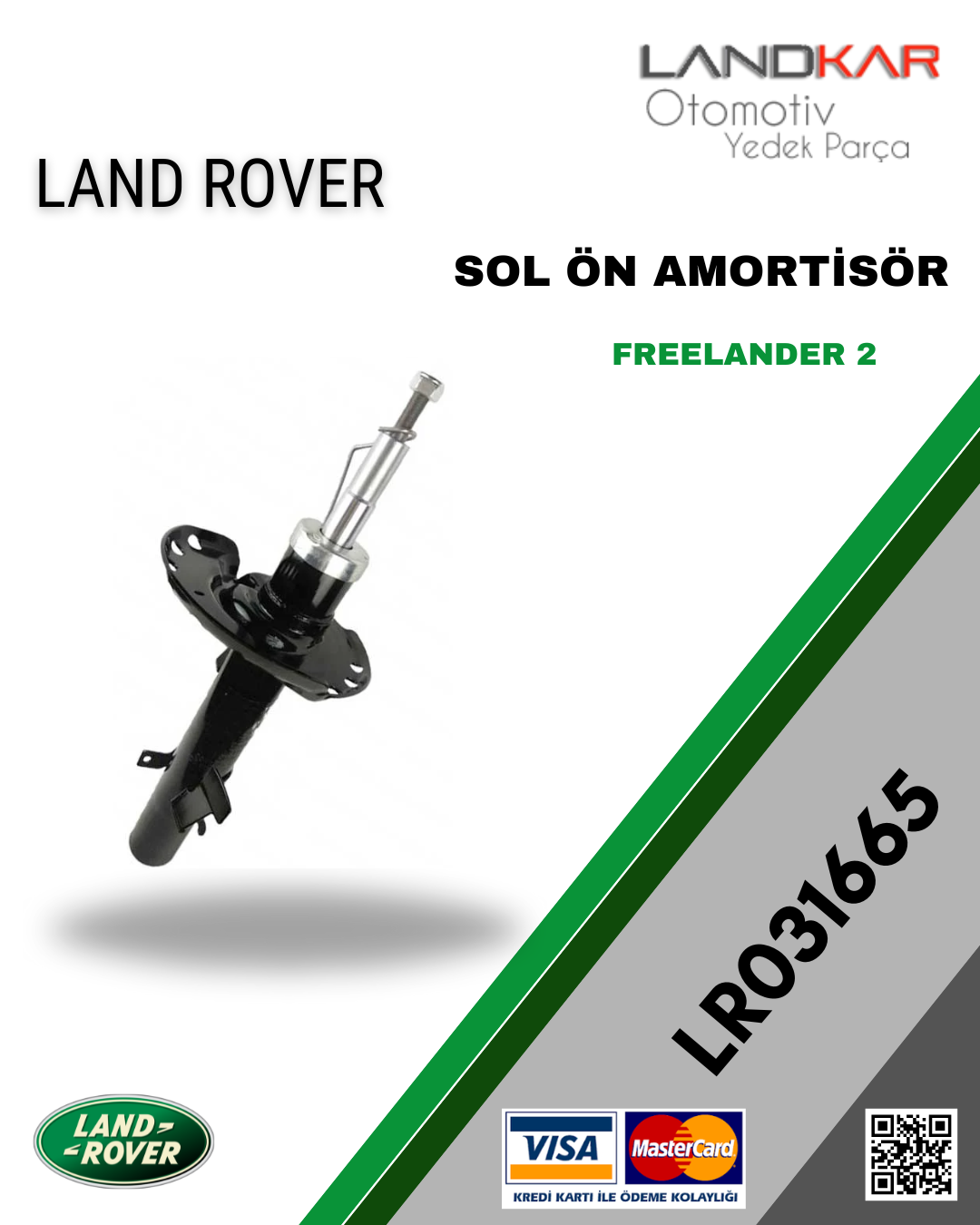 FREELANDER 2 SOL ÖN AMORTİSÖR - LR031665