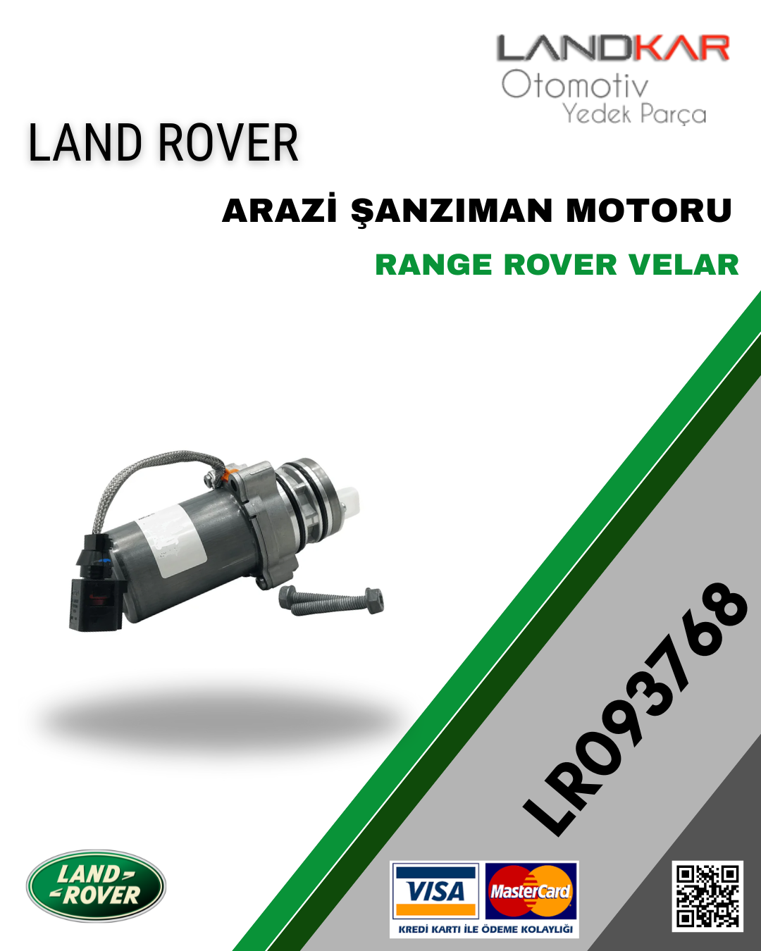 RANGE ROVER VELAR ARAZİ ŞANZIMAN MOTORU - LR093768
