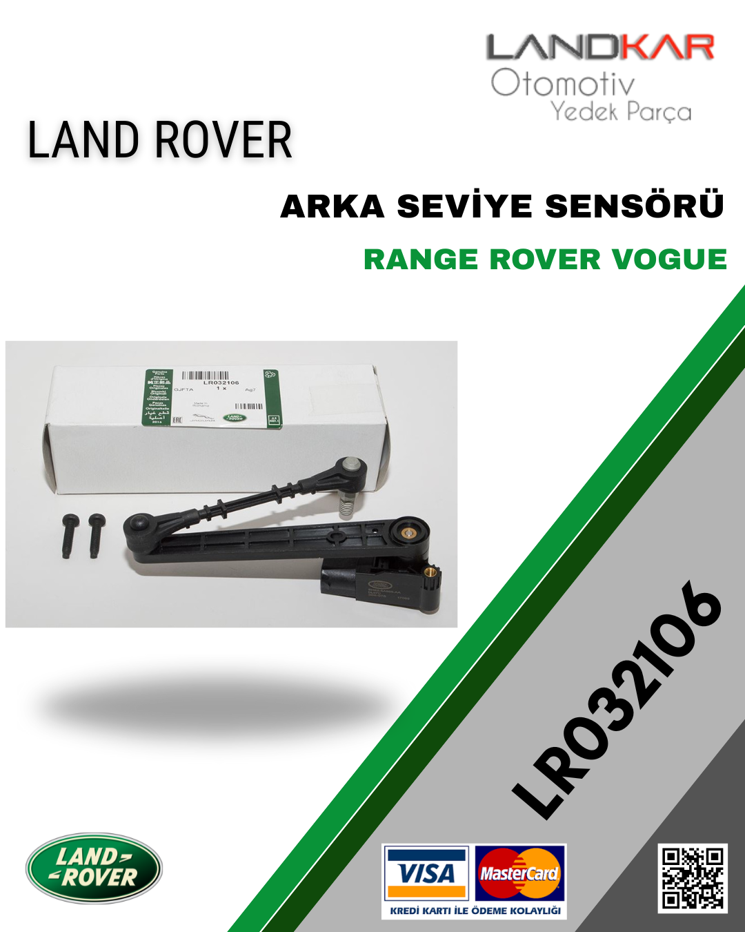 LR032106 RANGE ROVER VOGUE ARKA SEVİYE SENSÖRÜ