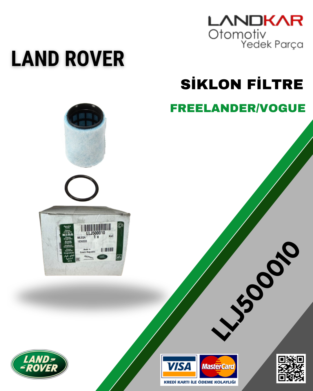 LLJ500010 SİKLON FİLTRE FREELANDER/VOGUE