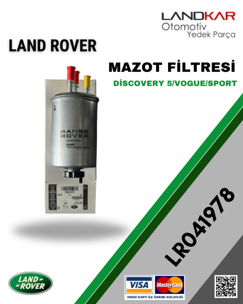 LR041978 MAZOT FİLTRESİ 3.0 DİZEL