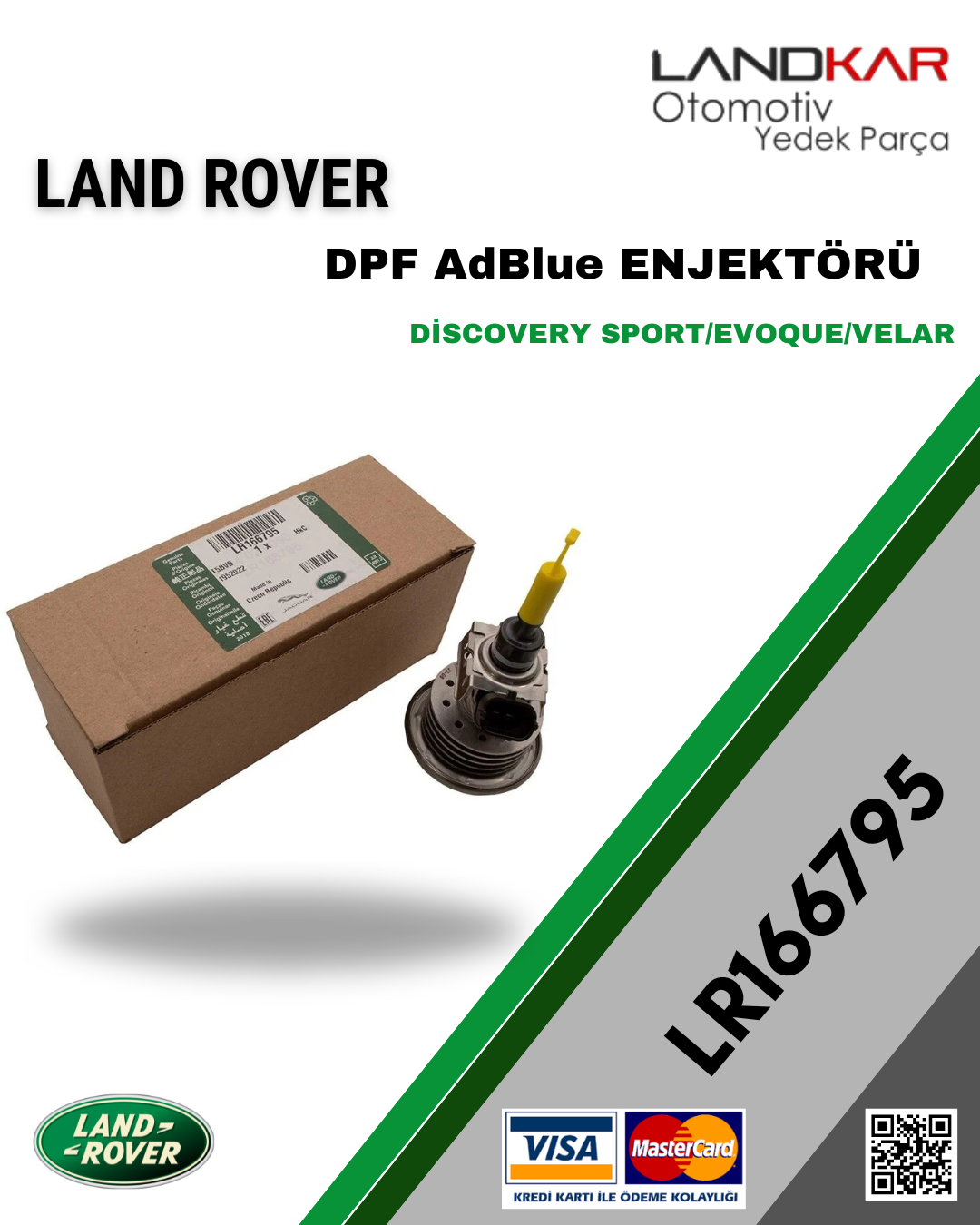 LR166795 - LR134711 ADBLUE ENJEKTÖRÜ