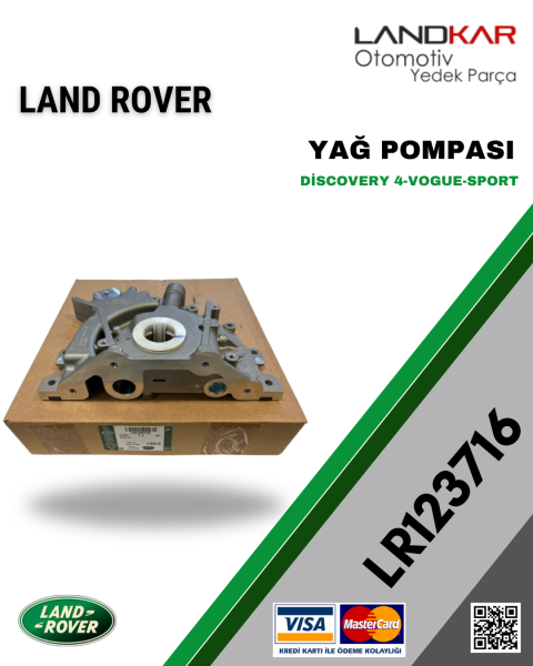 LR123716 YAĞ POMPASI - DİSCOVERY 4/VOGUE/SPORT
