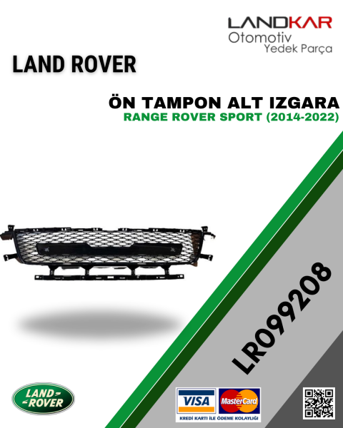 RANGE ROVER SPORT(2014-2022) ÖN TAMPON ALT IZGARA - LR099208