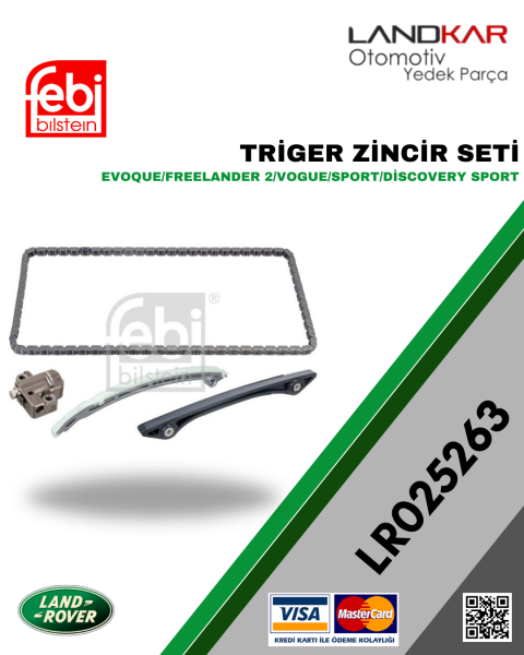 LR025263 TRİGER ZİNCİR SETİ FEBİ