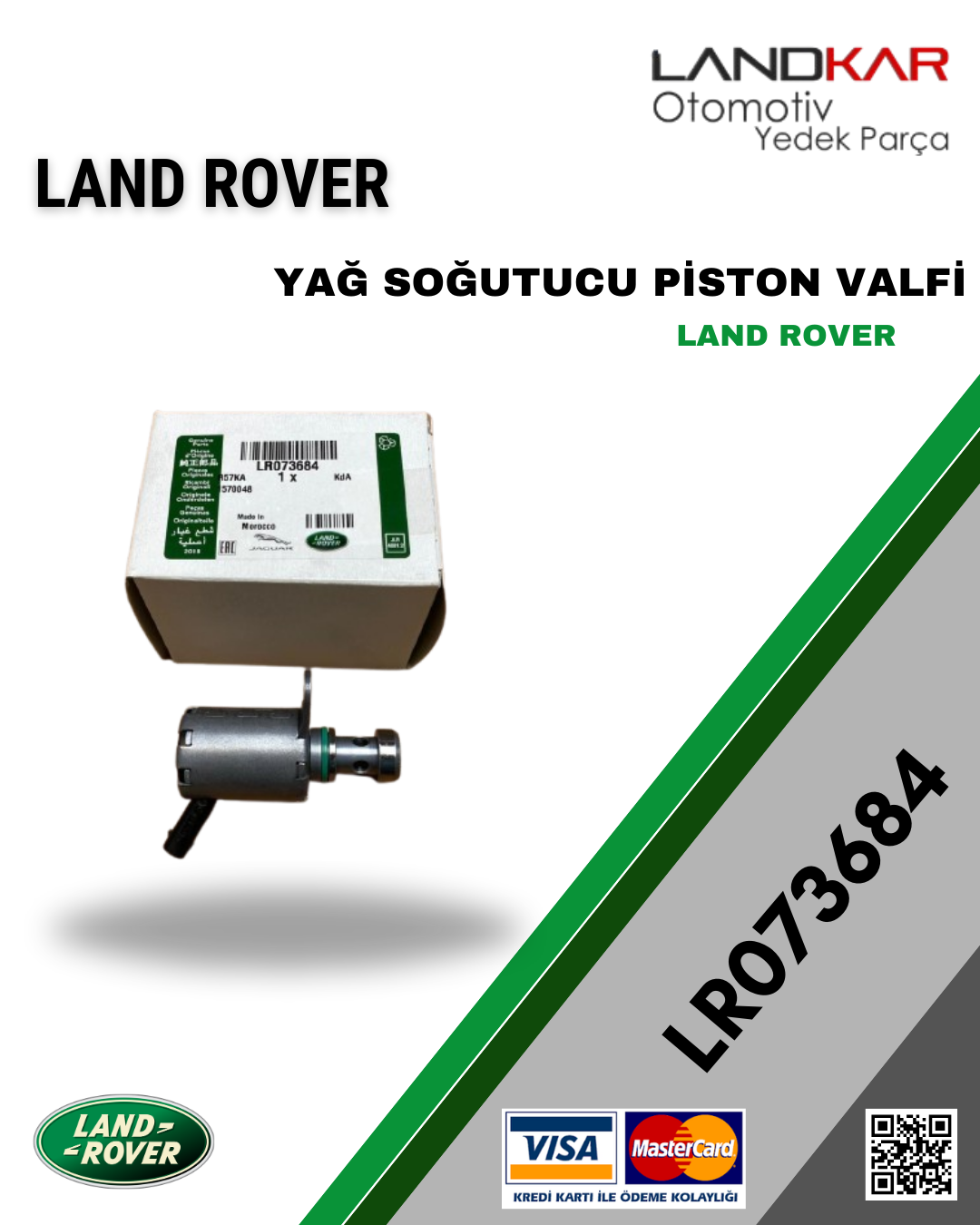 LR073684 YAĞ SOĞUTUCU PİSTON VALFİ