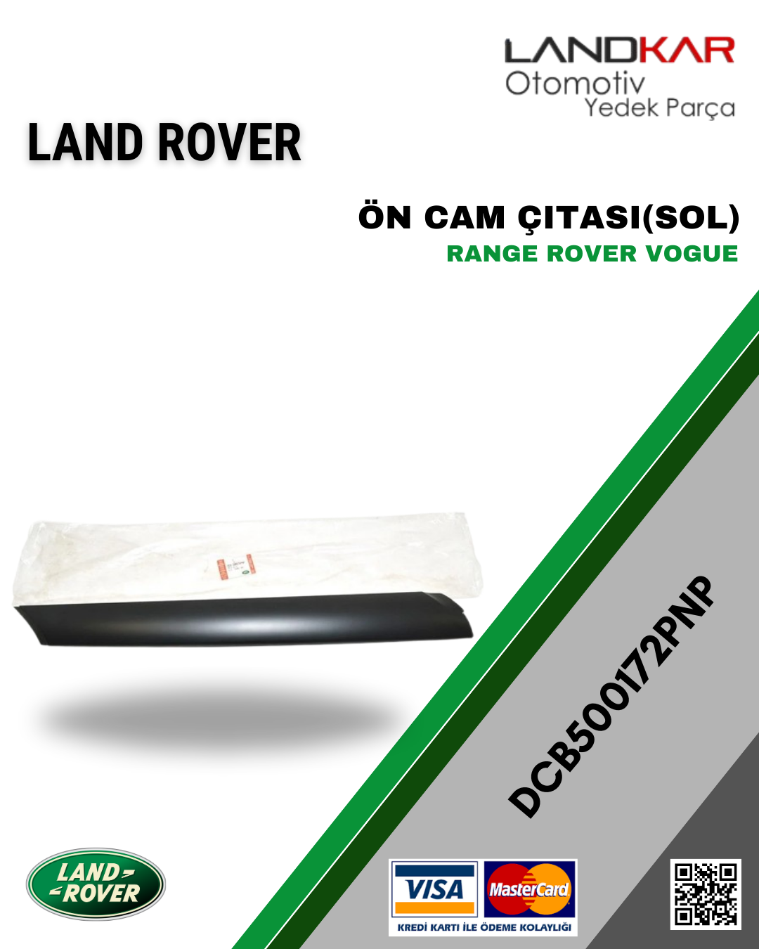 RANGE ROVER VOGUE ÖN CAM ÇITASI (SOL) DCB500172PNP