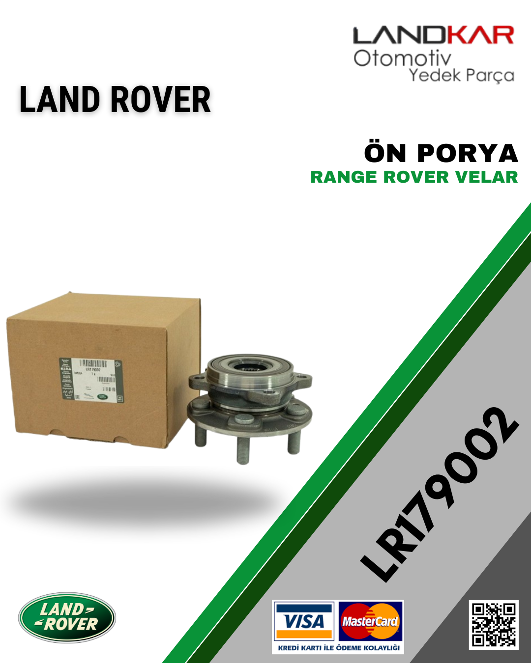 RANGE ROVER VELAR ÖN PORYA LR179002