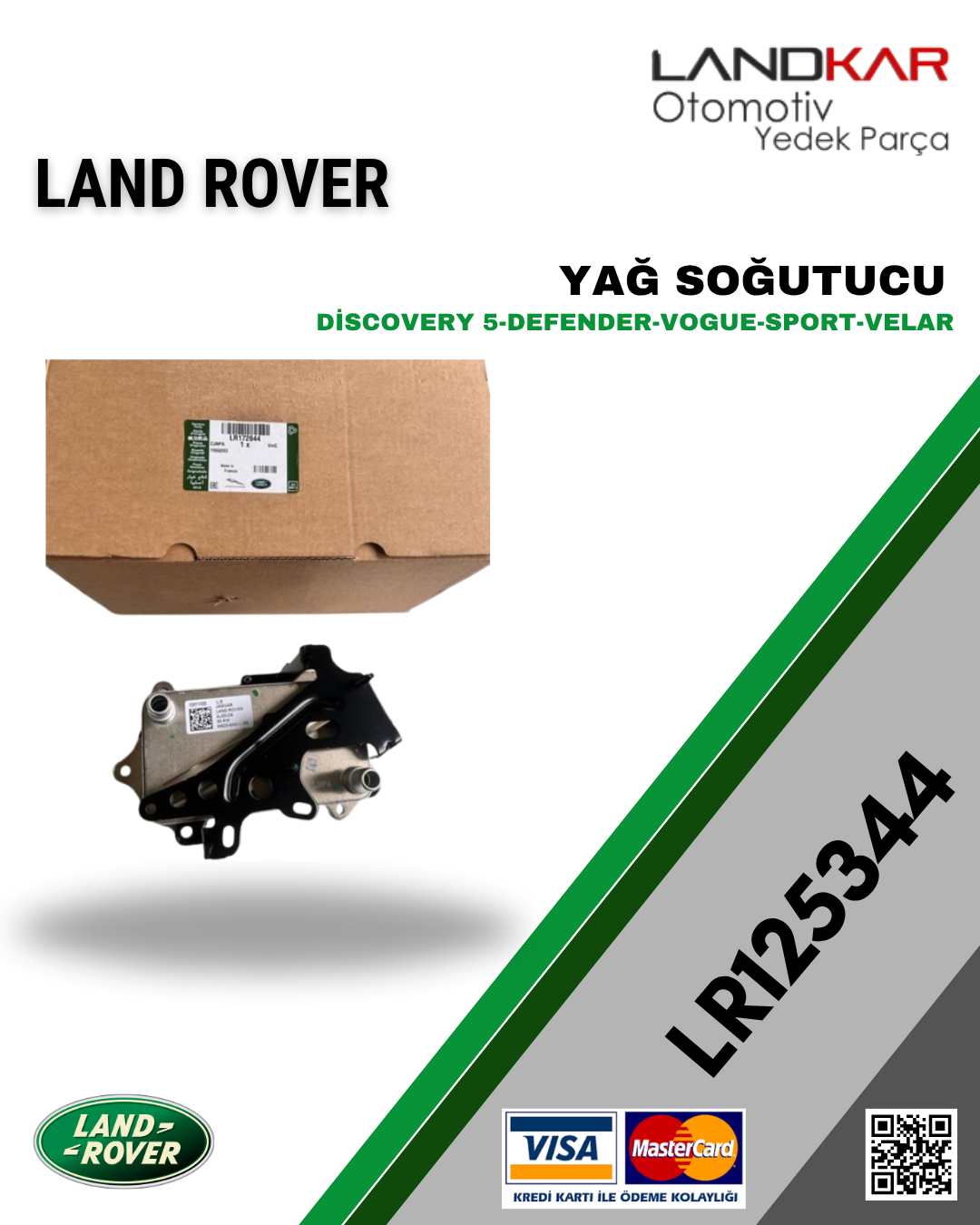 LR125344/LR172844 YAĞ SOĞUTUCU