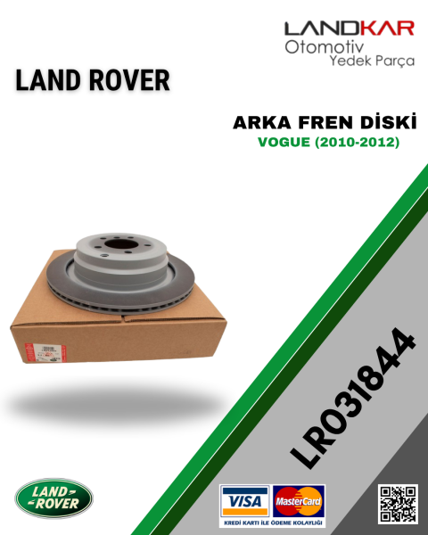 RANGE ROVER VOGUE(2010-12) ARKA FREN DİSKİ LR031844