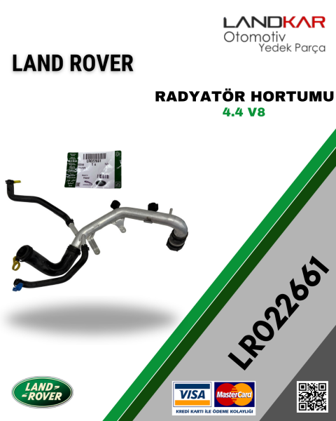 RANGE ROVER VOGUE 4.4 V8 RADYATÖR HORTUMU LR022661