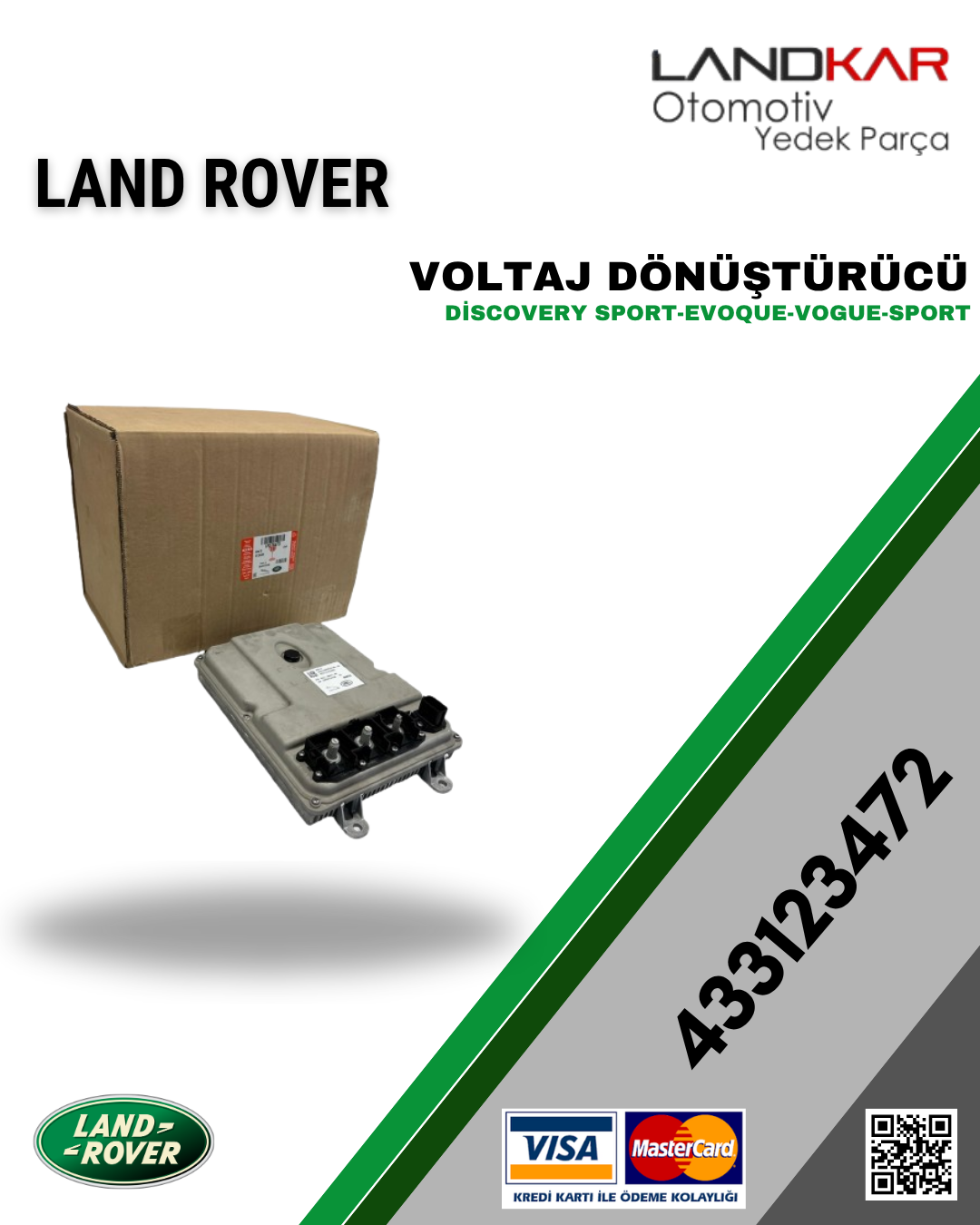 VOLTAJ DÖNÜŞTÜRÜCÜ 433123472 - LR176473 - LR148937 - LR135617