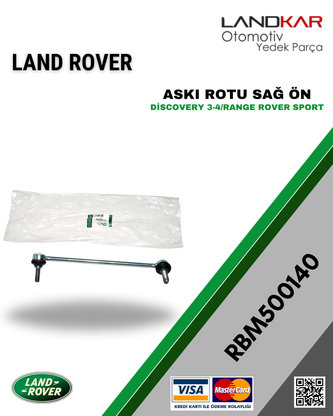 RBM500140 ASKI ROTU SAĞ (ÖN) DİSCOVERY 3/4 - RANGE ROVER SPORT